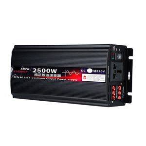 12V 24V 48V 60V DC/AC Inverter 2500W Pure Sine Wave