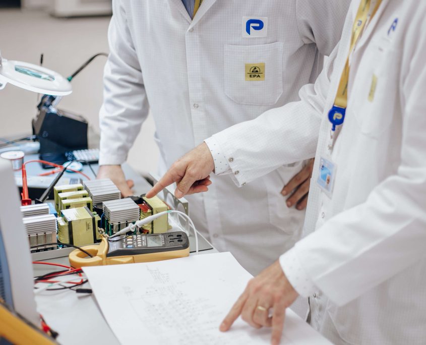 Power electronics engineering design team at Premium PSU
