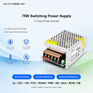 75W Switching Power Supply 5V 12V 24V 36V